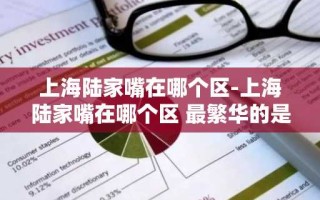 上海陆家嘴在哪个区-上海陆家嘴在哪个区 最繁华的是那个区
