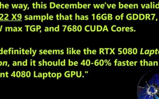 NVIDIA RTX 5090移动版用上16GB显存：性能最高提升60%！