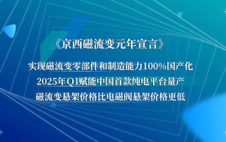 京西集团第四代MagneRide®磁流变悬架国产，磁流变元年启航