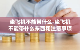 坐飞机不能带什么-坐飞机不能带什么东西和注意事项