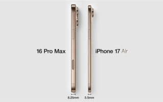 只有5.5mm！iPhone 17 Air厚度对比图来了：看看它有多薄