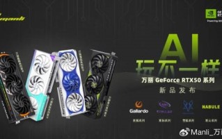 万丽RTX 50系显卡曝光！二次元画风、旗舰声控灯光