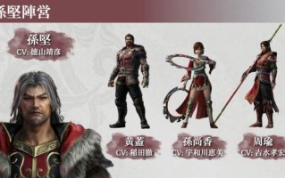 《真三国无双 起源》全新角色设计图公开