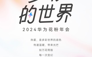 2024 华为花粉年会官宣 12 月 28 日至 30 日在深圳举行