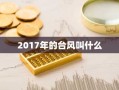 2017年的台风叫什么