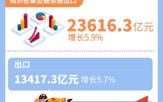 【图解】前10月我国服务贸易进出口总额同比增长14.6%