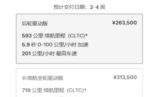 特斯拉Model Y销量火爆：长续航版涨至31.35万元起