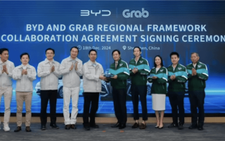 比亚迪联手Grab！共同在东南亚推广5万辆电动汽车