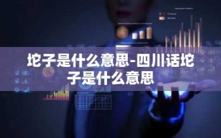 坨子是什么意思-四川话坨子是什么意思