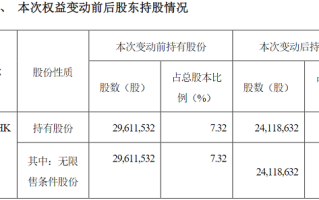 润本股份再遭减持 第三大股东高瓴资本持股比例降至5.96%