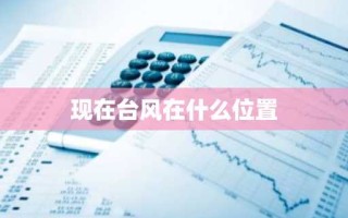 现在台风在什么位置