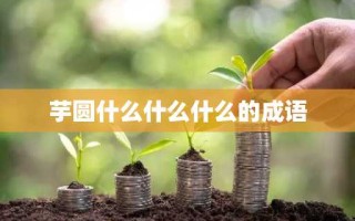 芋圆什么什么什么的成语