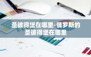 圣彼得堡在哪里-俄罗斯的圣彼得堡在哪里