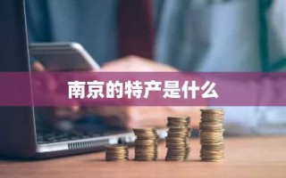 南京的特产是什么