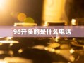 96开头的是什么电话