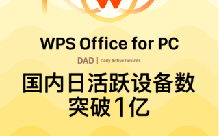 诞生比微软Office还早 PC版WPS国内日活突破1亿 国产替代标杆