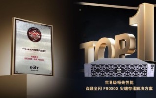 业界领先性能 焱融科技全闪 F9000X荣获 AI 存储金奖