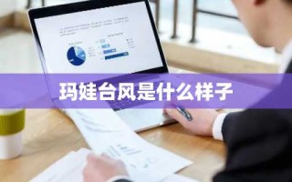 玛娃台风是什么样子