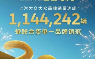 蝉联合资单一品牌销冠！上汽大众2024年销量突破120万大关