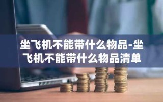 坐飞机不能带什么物品-坐飞机不能带什么物品清单