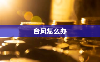 台风怎么办