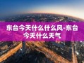 东台今天什么什么风-东台今天什么天气