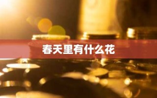 春天里有什么花