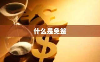 什么是免签