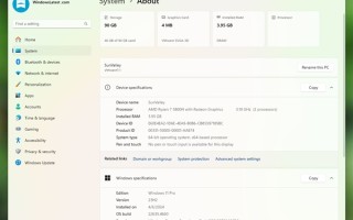 微软Win11全新设置UI：更容易了解PC配置