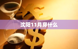 沈阳11月穿什么