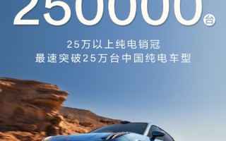 极氪001累计交付超25万台：刷新中国纯电车型最快纪录