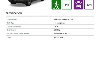 eTerron 9“拿捏”Euro NCAP，上汽大通为中国制造代言