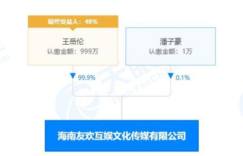 李湘关联公司投资人工商变更 王岳伦成最大股东-第2张图片-芙蓉之城