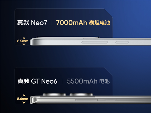 8.5mm塞进7000mAh泰坦电池！真我Neo7证件照出炉-第3张图片-芙蓉之城