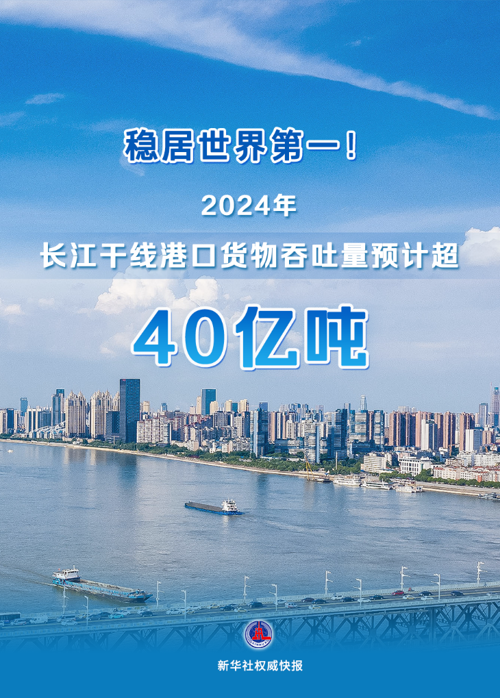 新华社权威快报丨稳居世界第一！2024年长江干线港口货物吞吐量预计超40亿吨-第1张图片-芙蓉之城