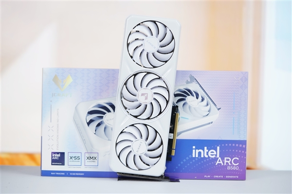 陶瓷般质感！铭瑄Intel Arc B580 iCraft 12G显卡图赏-第1张图片-芙蓉之城