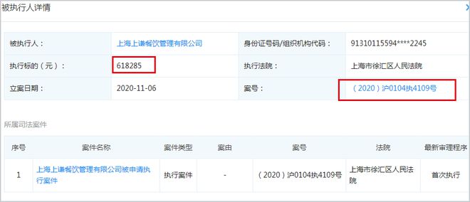 薛之谦曾投资的餐饮公司成被执行人 执行标的61万-第1张图片-芙蓉之城