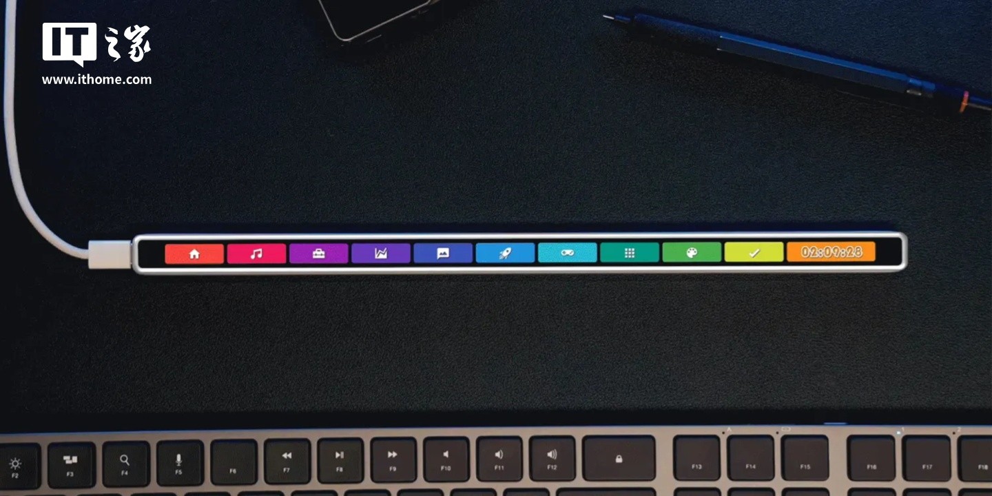 模仿苹果Touch Bar！Flexbar智能触控条产品众筹开启-第1张图片-芙蓉之城