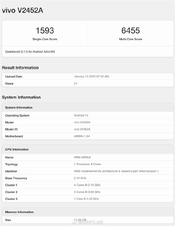 iQOO Z10 Turbo现身跑分平台：确认搭载天玑8400处理器-第1张图片-芙蓉之城