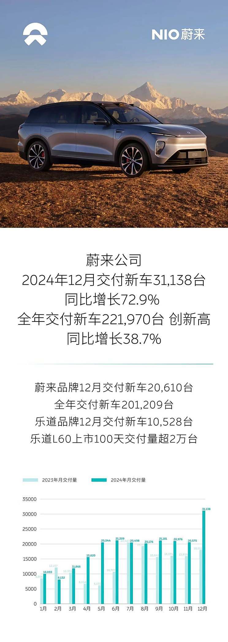 2024年销量快报：中国新能源车销量超1000万辆 哪些车企贡献突出?-第36张图片-芙蓉之城