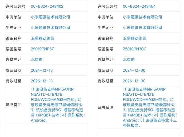 小米巅峰机皇！小米15 Ultra已三证齐全：下月发布-第3张图片-芙蓉之城