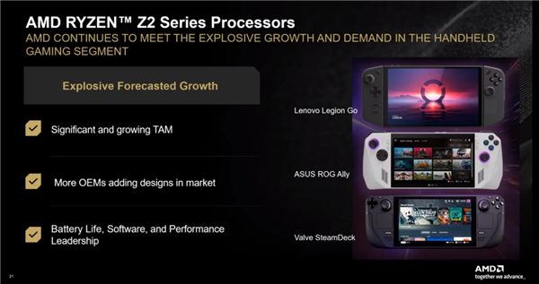 游戏掌机喜迎AMD锐龙Z2系列：三款型号 三代架构-第3张图片-芙蓉之城
