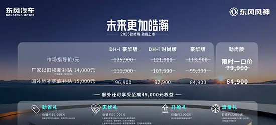 2025款东风风神皓瀚上市 售价7.99-12.59万-第2张图片-芙蓉之城