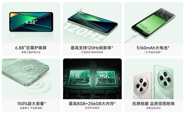 百元机天花板！Redmi 14C补货开售：国补到手价425元-第4张图片-芙蓉之城