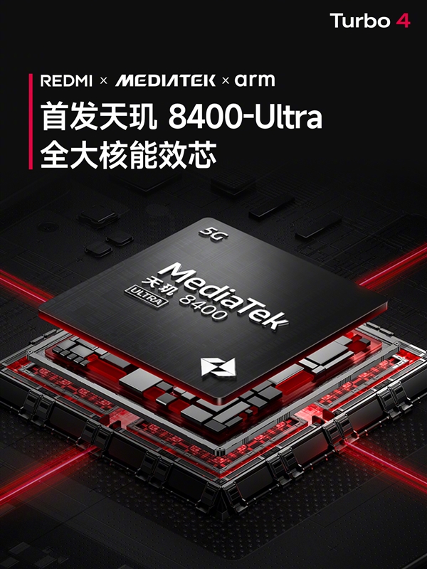 首发天玑8400-Ultra REDMI Turbo 4发布：1999元起-第2张图片-芙蓉之城