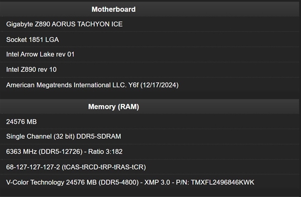 全新世界纪录诞生！全何V-Color内存成功冲上DDR5-12726-第1张图片-芙蓉之城