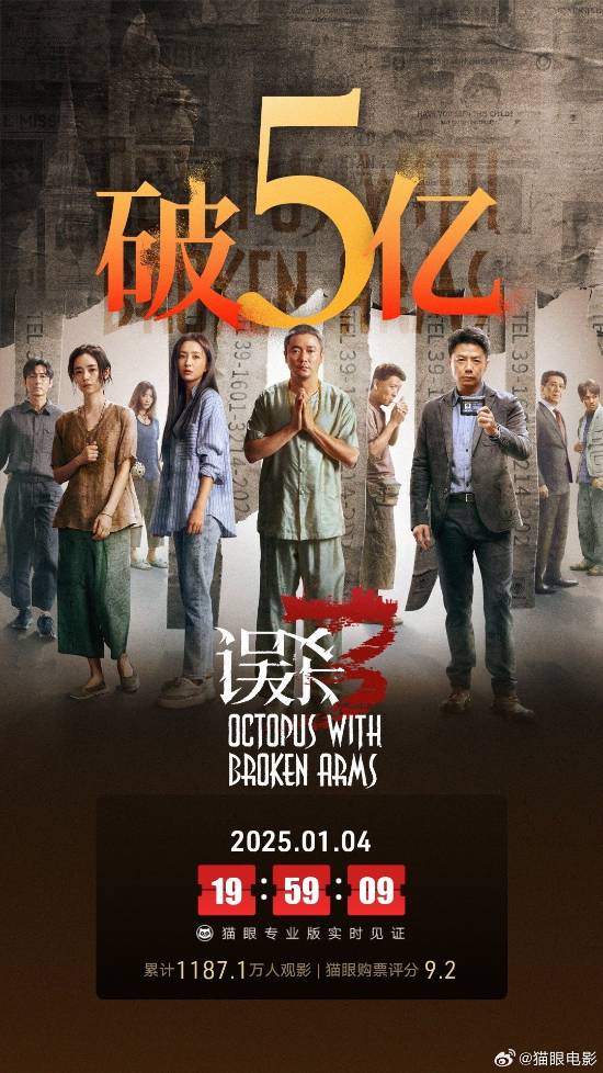 《误杀3》票房破5亿！观众却直呼太枯燥-第1张图片-芙蓉之城