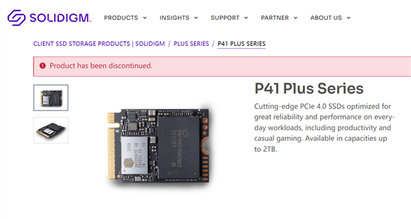 Solidigm退出消费市场：曾经闪亮的Intel SSD 完全消失-第6张图片-芙蓉之城