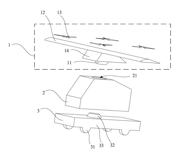 三大模块可拆卸：奇瑞分体式飞行汽车专利曝光-第3张图片-芙蓉之城