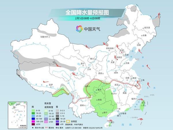 北方气温下降 南方再迎降水过程 春运返程注意安全→-第2张图片-芙蓉之城